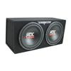 MTX TNE212D 12" 1200W Dual Loaded Subwoofer Box + 1500W Amplifier + Capacitor view 2