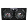 MTX TNE212D 12" 1200W Dual Loaded Subwoofer Box + 1500W Amplifier + Capacitor view 3