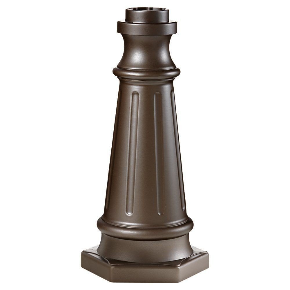 Feiss Generation Lighting POSTBASE-PTBZ Outdoor Post Base, Patina Bronze