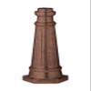 Feiss Generation Lighting POSTBASE-PTBZ Outdoor Post Base, Patina Bronze view 2