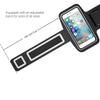 Sports Armband Workout Cover Gym Case Neoprene Sweat and Water Resistant Reflective [Touch Screen] Black Compatible with OnePlus 6T view 2