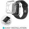 JNSupplier Full Body Soft Flexible TPU Clear Case+Tempered Glass Screen Protector for Apple Watch iWatch Series 2 (42mm) view 2