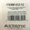 412-12 ASTATIC MILITARY SPEC FLEX CABLE SINGLE PHASE LEADS (RG58U) 144" PLUG TO PLUG view 2