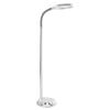 Adjustable Floor Lamp - Full Spectrum Natural Sunlight Lamp with Bendable Neck - Dimmable Light for Bedroom or Living Room by Lavish Home (Chrome) view 1