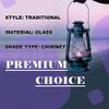Ciata Victorian Hurricane Chimney Lamp Globe Replacement, 2 Pack, Clear Glass, Traditional Style, Chimney Shape, 7-1/2 Inch Height, 3-1/2 Inch Bulge view 4
