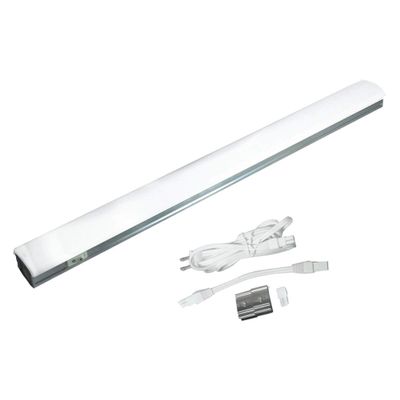Radionic Hi Tech Orly ZX515-HL-CW-9, 19 inch LED Linkable, High/Low/Off Switch, 4500K (Cool White), 90+ CRI, UL Approved Under Cabinet Light Fixture, Ideal for Kitchen, Utility & Workareas