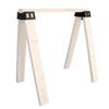 POWERTEC Sawhorse Brackets, Set of 2 Saw Horse Brackets w/ 500Lbs Capacity, Heavy Duty Brackets for Use with 2x4 Lumber, Construction Tools for Carpenter, Contractors (71026) view 1