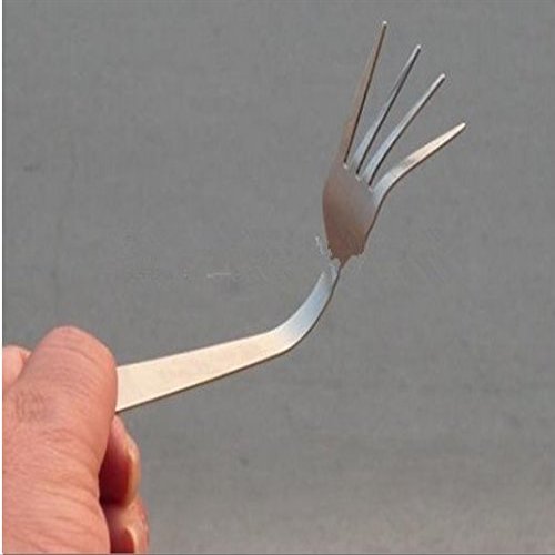 GOWE Self Bending Fork - Upgraded Version - Magic trick, mentalism,Illusion, gimmick,prop,accessories