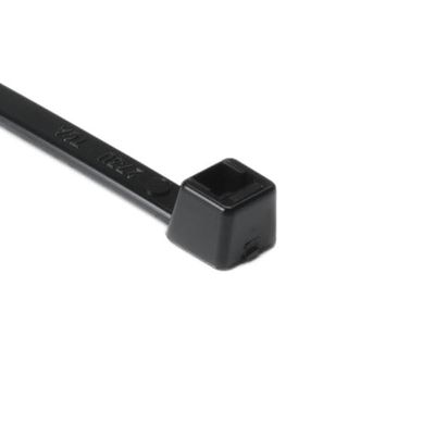 Hellermann Tyton North America T50R0PPC2 High Temp Tie, 8" Long, 25 lb. Tensile Strength, PP, Black, 0.19" Width, 8" Length (Pack of 100)