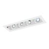 JESCO LIGHTING MMGGU1050-4AW 4-Light Line Voltage New Construction Modulinear Directional Recessed Lighting Fixture view 1