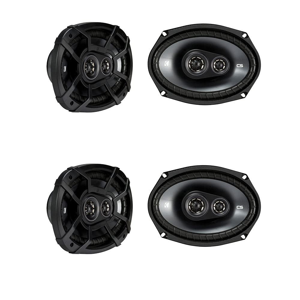 KICKER for Ram Crew Cab Truck 2012 & Up 43CSC6934 6x9 Speaker Bundle