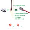 QIJIE 10mm 5050 LED Strip Connector 2 Pin for Non-waterproof Single Color Tape Light, Snap Splicer for Board-To-Wire (22,20,18 Gauge), Pack of 10 (No Wire) view 4