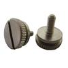 Pro Trucker CB Radio 3mm Mounting Bracket Brass Knobs Pair (2 pcs) view 1