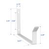 FLEXIMOUNTS 2 Pack Add-On Storage Utility Hooks, White view 3