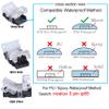QIJIE LED Strip Connector Terminal 3 Pin 10mm Non-Waterproof IP20 for Dimmable, Dual Color, WS2812,WS2811 Digital Tape Light,Connect Strip to Extension Wire of 22~20 Gauge,Pack of 10 view 2