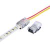 QIJIE LED Strip Connector Terminal 3 Pin 10mm Non-Waterproof IP20 for Dimmable, Dual Color, WS2812,WS2811 Digital Tape Light,Connect Strip to Extension Wire of 22~20 Gauge,Pack of 10 view 3