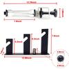 Fotoconic 3 Roller Wall Mounting Manual Background Support System, Including Two(2) Tri-fold Hooks, Six(6) Expand Bars, Three(3) Chains view 3