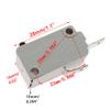 YOLISTIC 2Pcs KW3A Normally Open Microwave Oven Door Micro Switch DR52 view 2