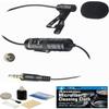 External Lavalier Microphone with 20' audio cable + Accessory Bundle for Action Cameras view 1