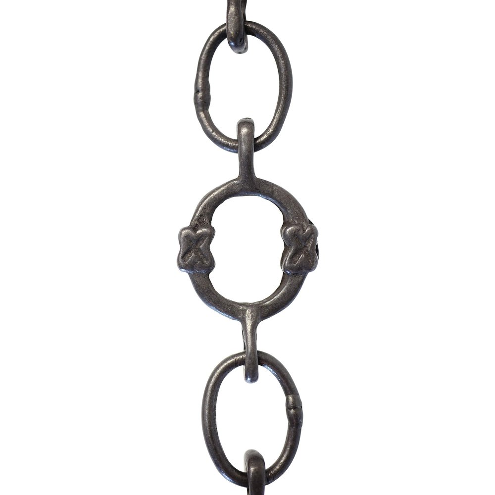 RCH Hardware CH-17-OBB Brass Chandelier Chain, Oil Bronzed Black (1 Foot)