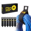 Heavy-Duty Wrap-It Storage Straps, 17-inch (6 Pack) - Extension Cord Organizer, Storage, Cord Straps, Cable Straps for Hoses, Rope, RV, Workshop, Boat, Tools, and Garage Wall Storage and Organization view 1