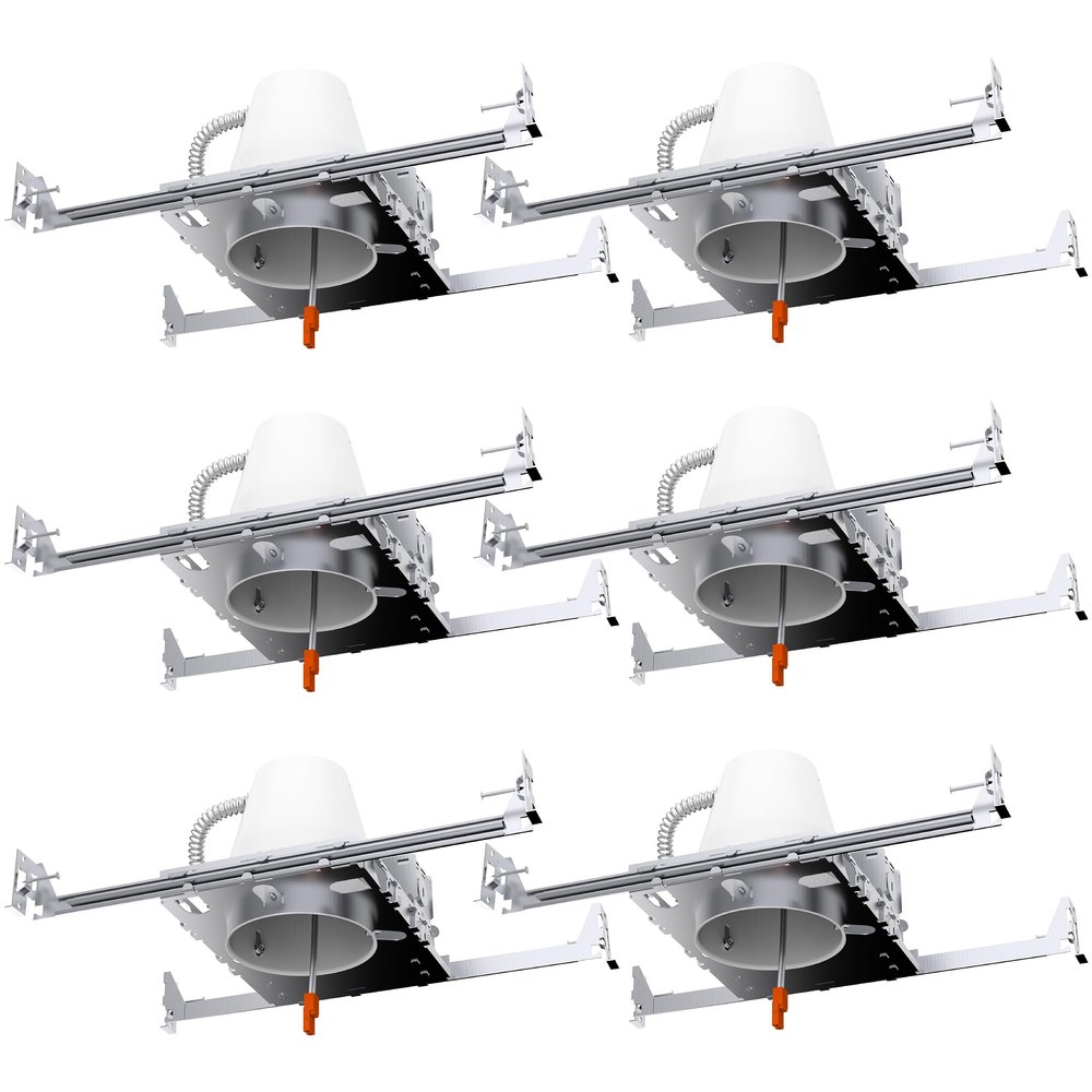 Sunco 6 Pack 4 Inch Recessed Lighting Housing, New Construction Can
