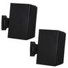 Mount-It! Heavy-Duty Speaker Wall Mount, Universal Adjustable Design for Bookshelf, Large or Small Speakers, 1 Pair, 22 Lbs Capacity, Black view 4