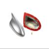 Votex - Functional Silver Shark Fin Antenna for Chevrolet Camaro Convertible (2011-2013) view 1