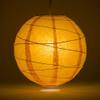 PaperLanternStore.com 16 Inch Orange Irregular Paper Lantern (10 PACK) view 2