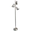 Simple Designs LF2007-BSN Metal 3 Light Tree Floor Lamp, Brushed Nickel view 1