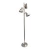 Simple Designs LF2007-BSN Metal 3 Light Tree Floor Lamp, Brushed Nickel view 3
