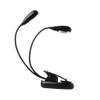 Eutuxia Clip Light with Two Adjustable Light Heads, 3 LED brightness levels, and Strong Firm Clip. Perfect for Book Warms, Garage, Out doors gears, Bed & Piano Stand for whenever you need vision! view 1