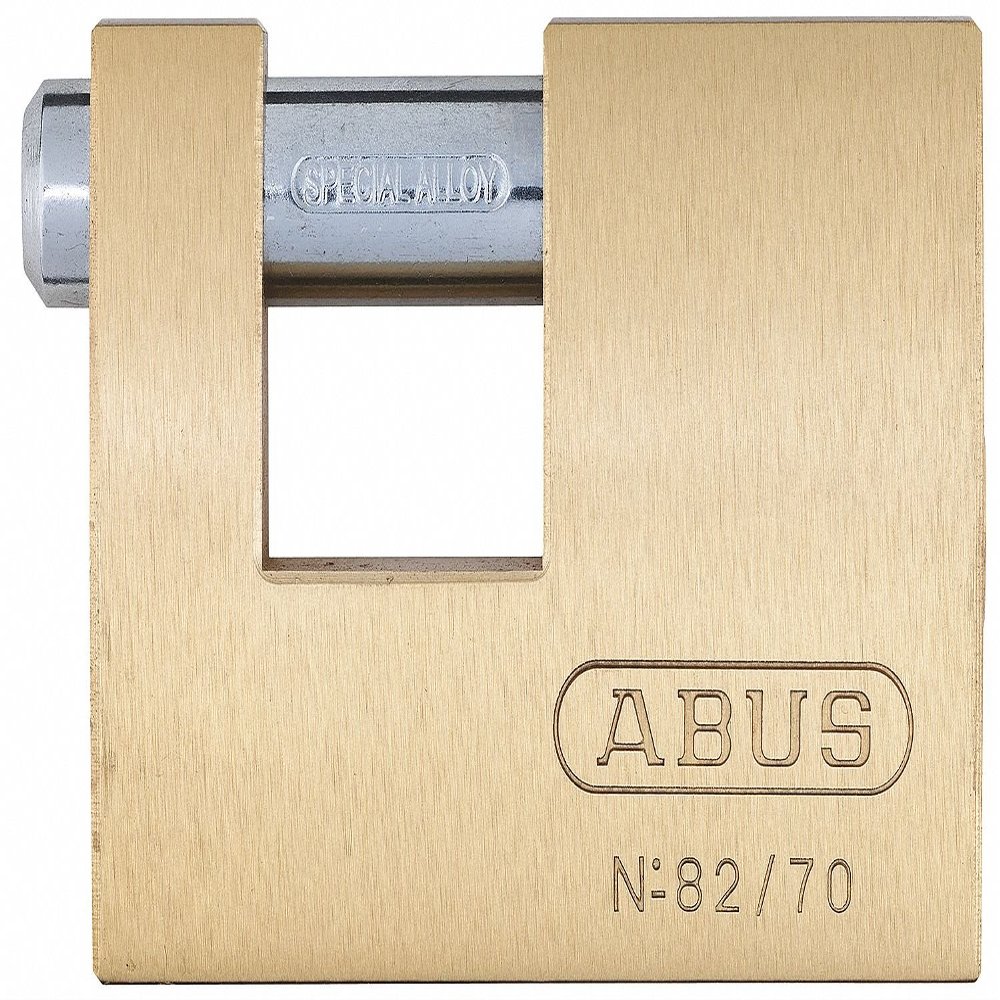 ABUS 82/70 Monoblock Brass Padlock Keyed Alike