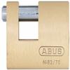 ABUS 82/70 Monoblock Brass Padlock Keyed Alike view 1