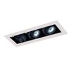 JESCO LIGHTING MMGGU1050-3WB 3-Light Line Voltage New Construction Modulinear Directional Recessed Lighting Fixture view 1