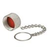 Eightwood 10pcs Protective Cover Dust Cap with Chain for N Female Connector, SO239 Connector view 2