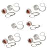 Eightwood 10pcs Protective Cover Dust Cap with Chain for N Female Connector, SO239 Connector view 3