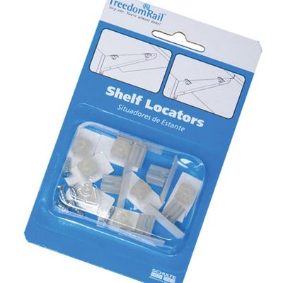 Organized Living Shelf Locator Solid Shelf Locators - Durable, Bracket Mount, Freedomrail Compatible - Pack of 1