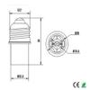 E-Simpo 6-Pack E27 to E12 Adapter, E27 to E12 Lamp Base Converter,PBT, Z1136 view 2