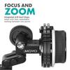 Movo F2X Precision Follow Focus System with Hard Stops and 65mm, 75mm, 85mm Adjustable Gear Rings view 4