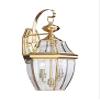 Generation Lighting 8039EN-02 Transitional Two Light Outdoor Wall Lantern from Lancaster Collection Cast Finish, Polished Brass view 2