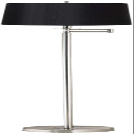 360 Lighting 60 1/2" Tall Black Drum Brushed Nickel Swing Arm Floor Lamp