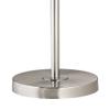 360 Lighting 60 1/2" Tall Black Drum Brushed Nickel Swing Arm Floor Lamp view 3