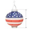 Beistle 3 Piece Light Up American Flag Paper Lanterns For Patriotic Theme 4th Of July Summer Party USA Hanging Decorations view 3