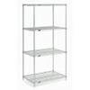 Nexel Wire Shelving, Poly-Z-Brite, 54" W x 18" D x 54" H view 3