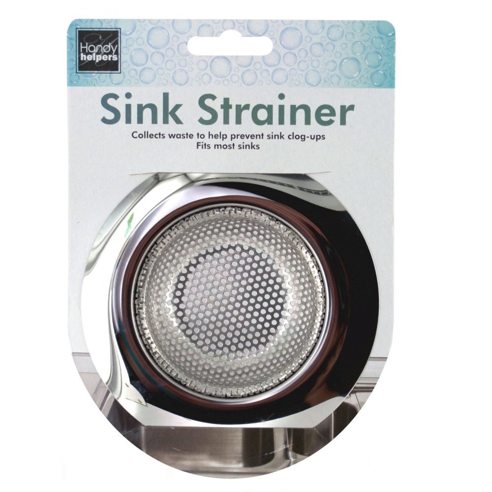 bulk buys Stainless Steel Sink Strainer, Regular, Silver