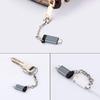 USB C to Micro USB Adapter, (4-Pack) Type C Female to Micro USB Male Convert Connector with Keychain Charge & Data Sync Compatible Samsung Galaxy S7/S7 Edge, Nexus 5/6 and Micro USB Devices(Grey) view 4