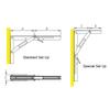White Water 7996S Heavy Duty Table Folding Shelf Bracket view 2