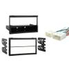 Harmony Audio HA-707903 Compatible with Mazda MX 5 Miata 2001 Factory Stereo to Aftermarket Radio Harness Adapter Plug and Metra 99-7505 Double DIN/Dual ISO Installation Multi-Kit view 1