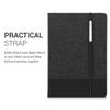 kwmobile Silicone Skin Compatible with Apple Pencil (2. Gen) - Soft Flexible Stylus Sleeve Grip Pen Holder - Black view 3